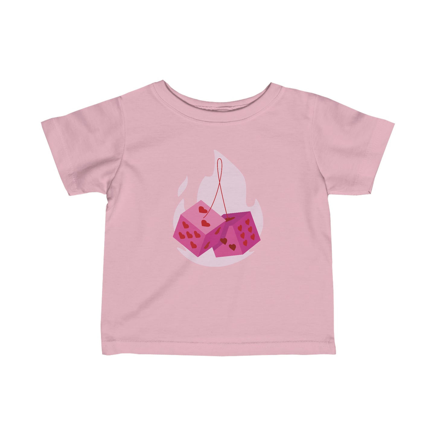 Dice Hearts Infant Fine Jersey Tee