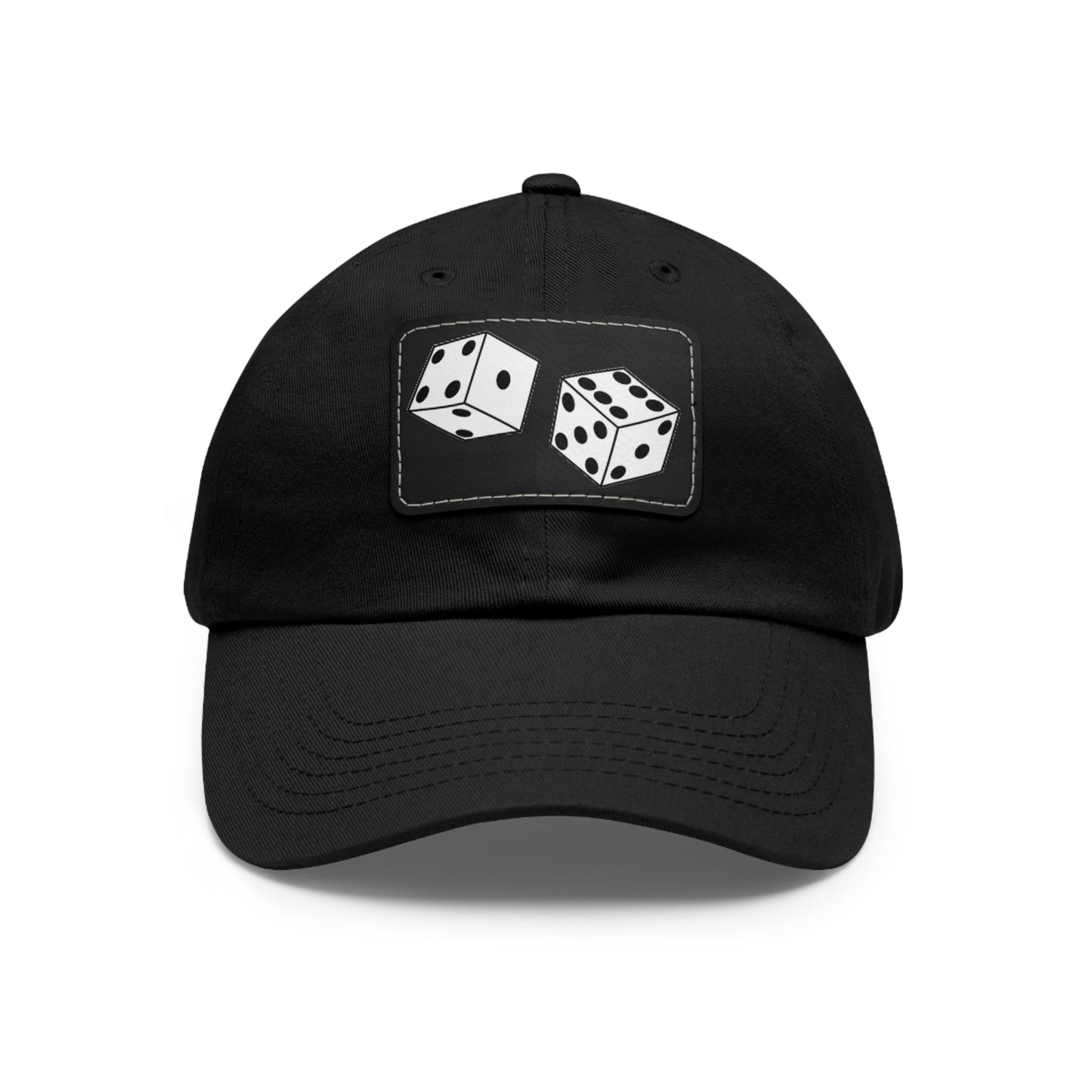 Dice Roll Dad Hat with Leather Patch