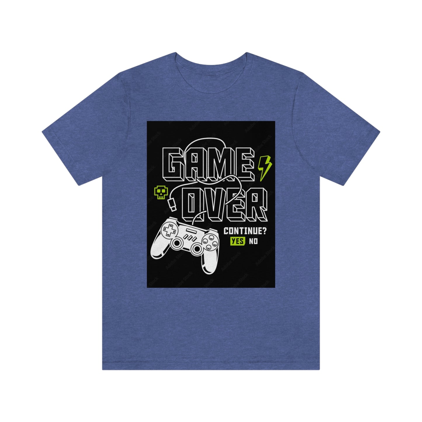 Game Over Unisex Jersey Short Sleeve Tee