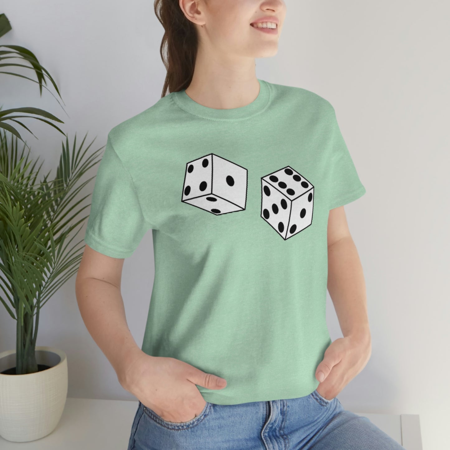 Dice Roll Unisex Jersey Short Sleeve Tee