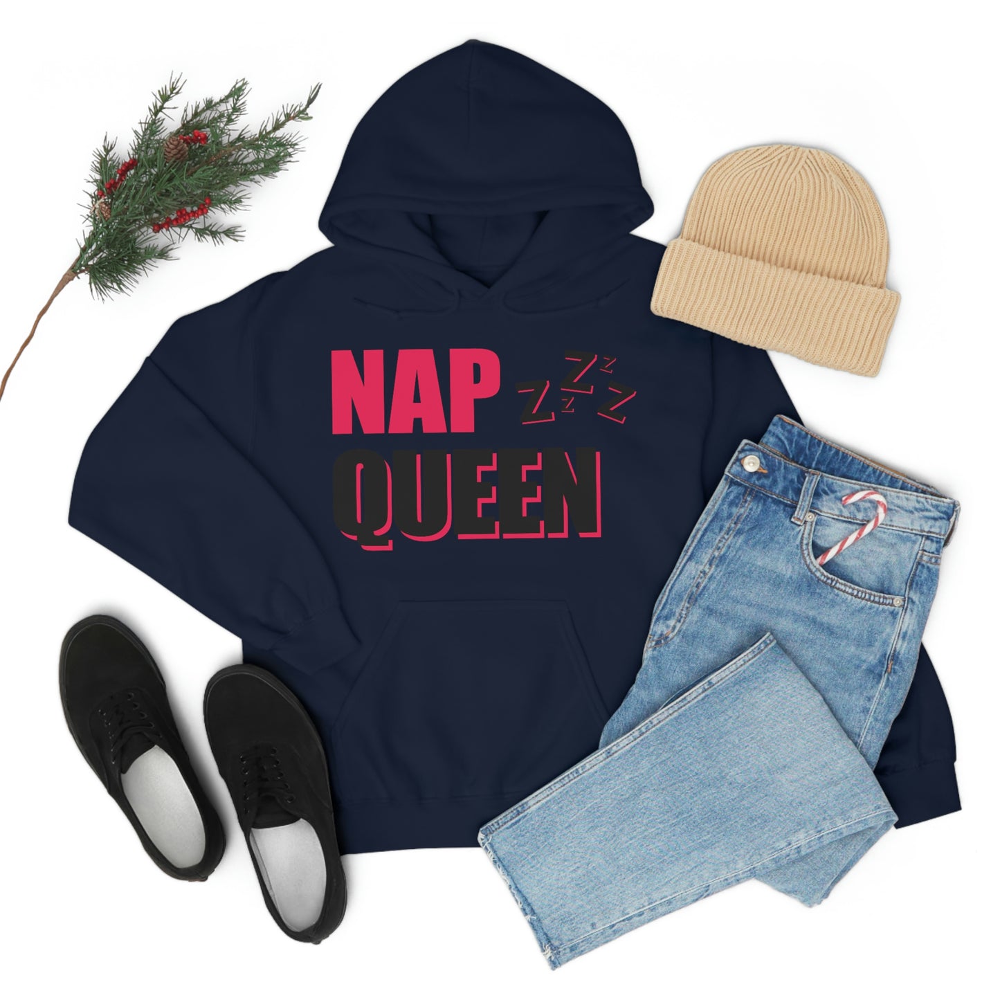 Nap Queen Unisex Hooded Sweatshirt
