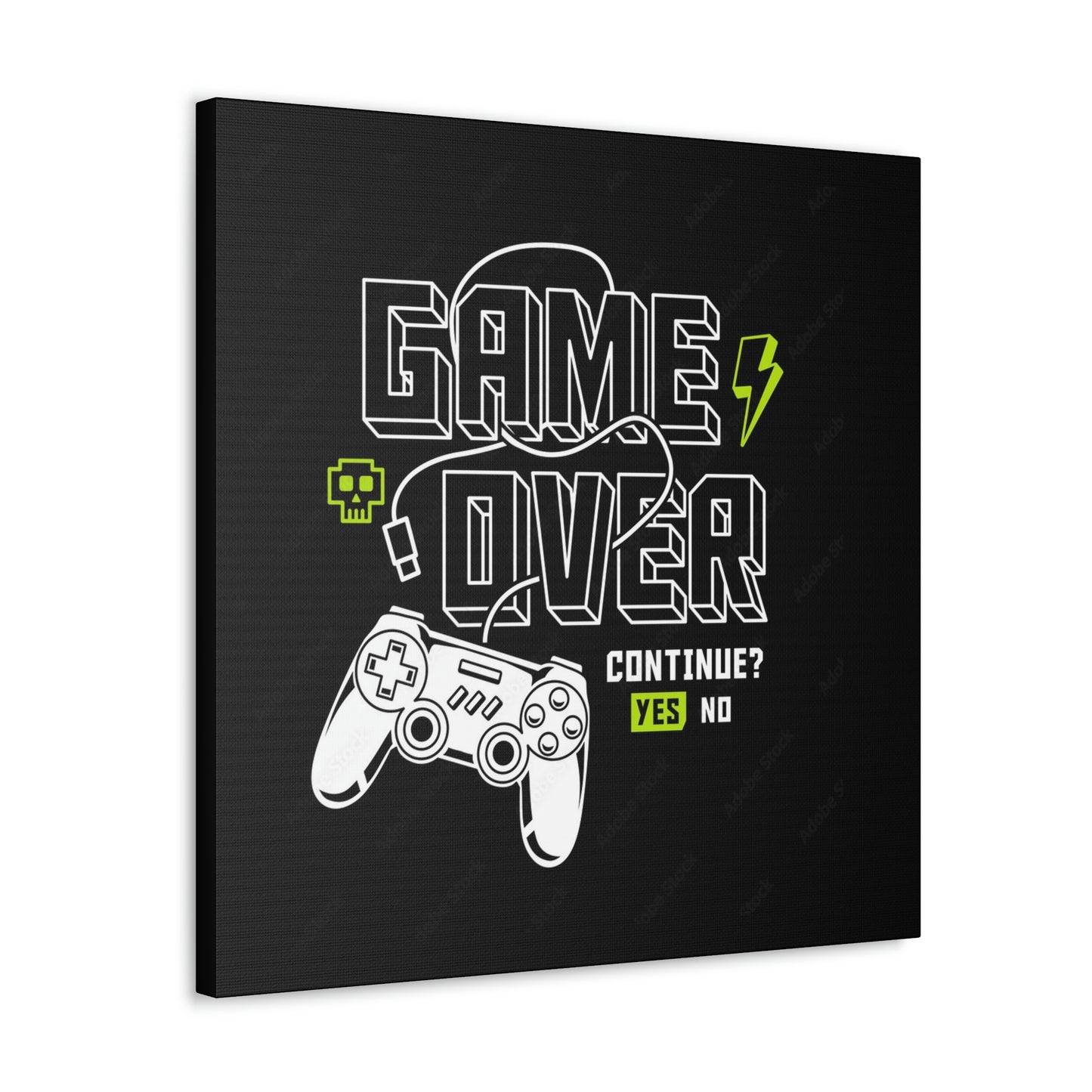 Game Over Canvas Gallery Wraps