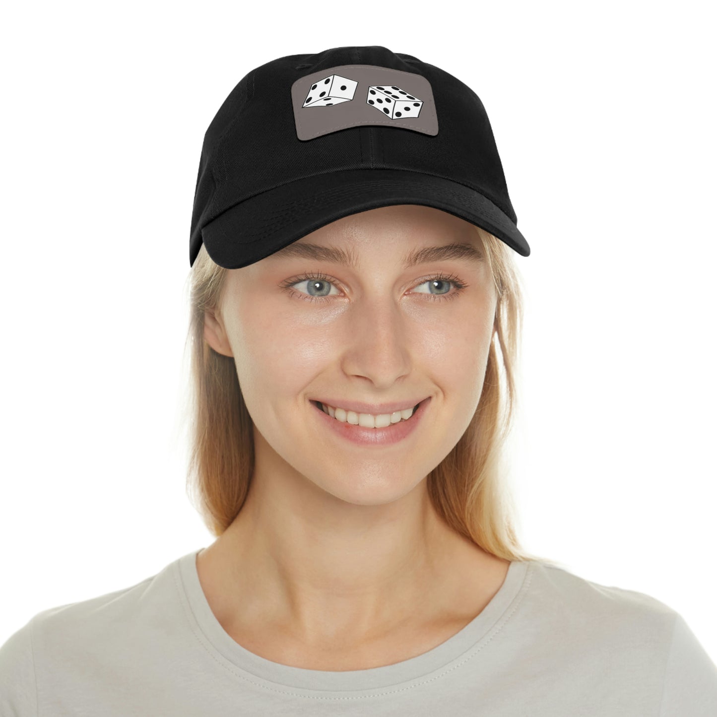 Dice Roll Dad Hat with Leather Patch
