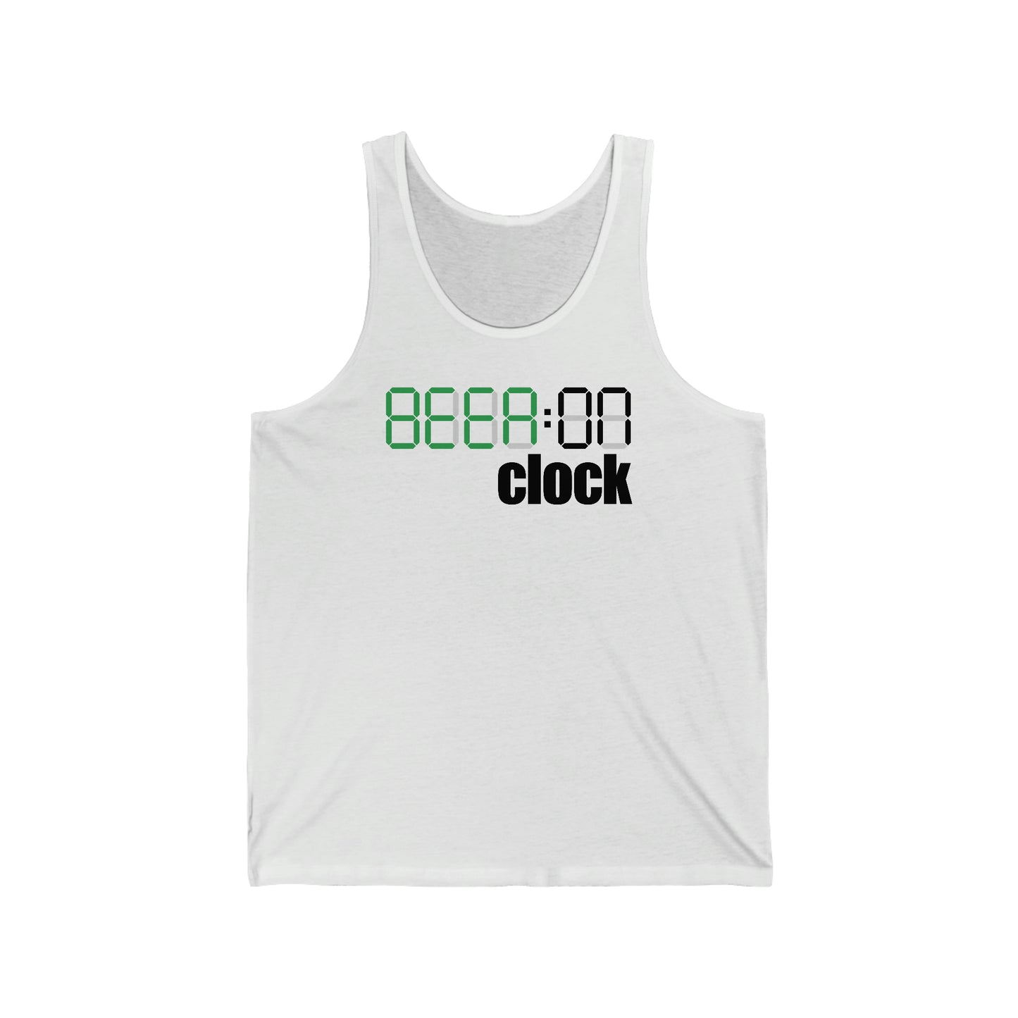 Beer on Clock Unisex Tank Top