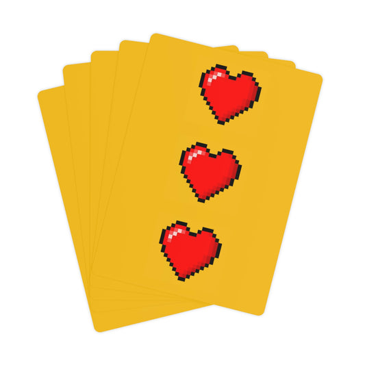 Hearts 8 Bit Style Playing Cards
