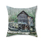 Grist Mill Scenic Spun Polyester Square Pillow
