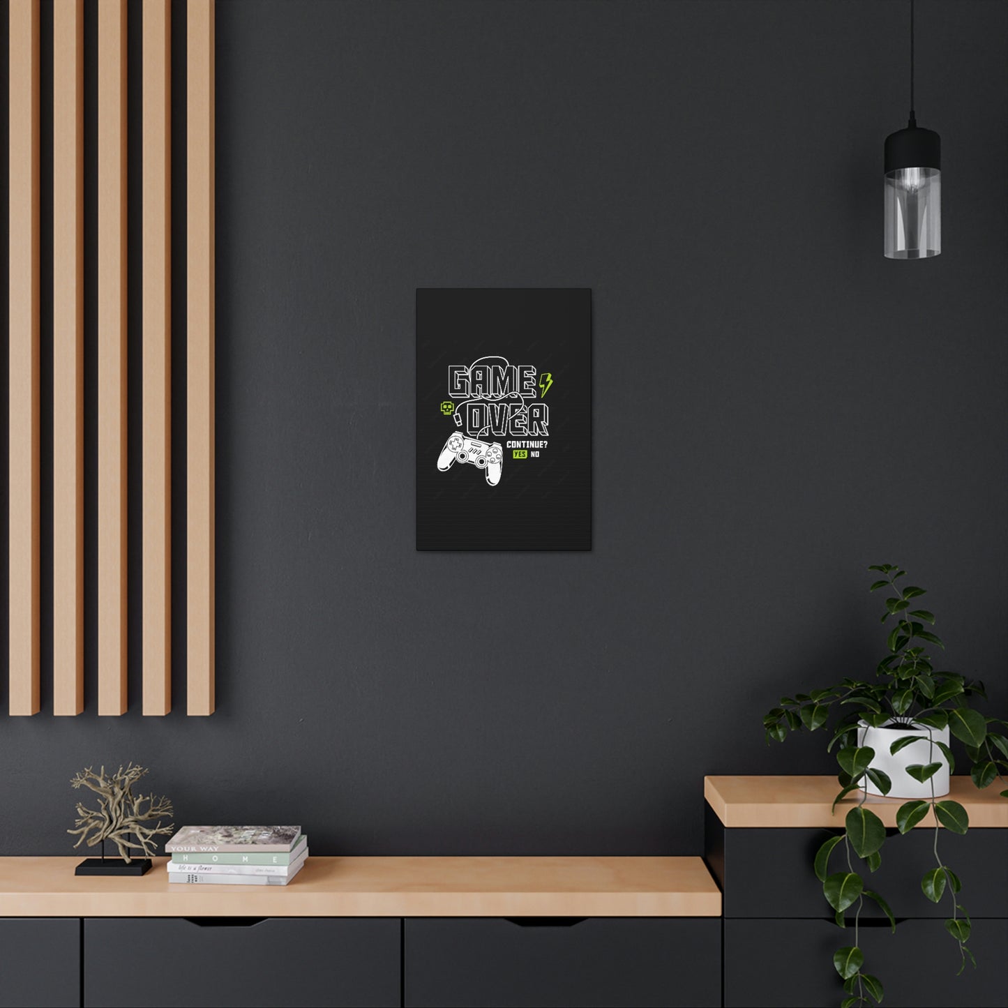 Game Over Canvas Gallery Wraps