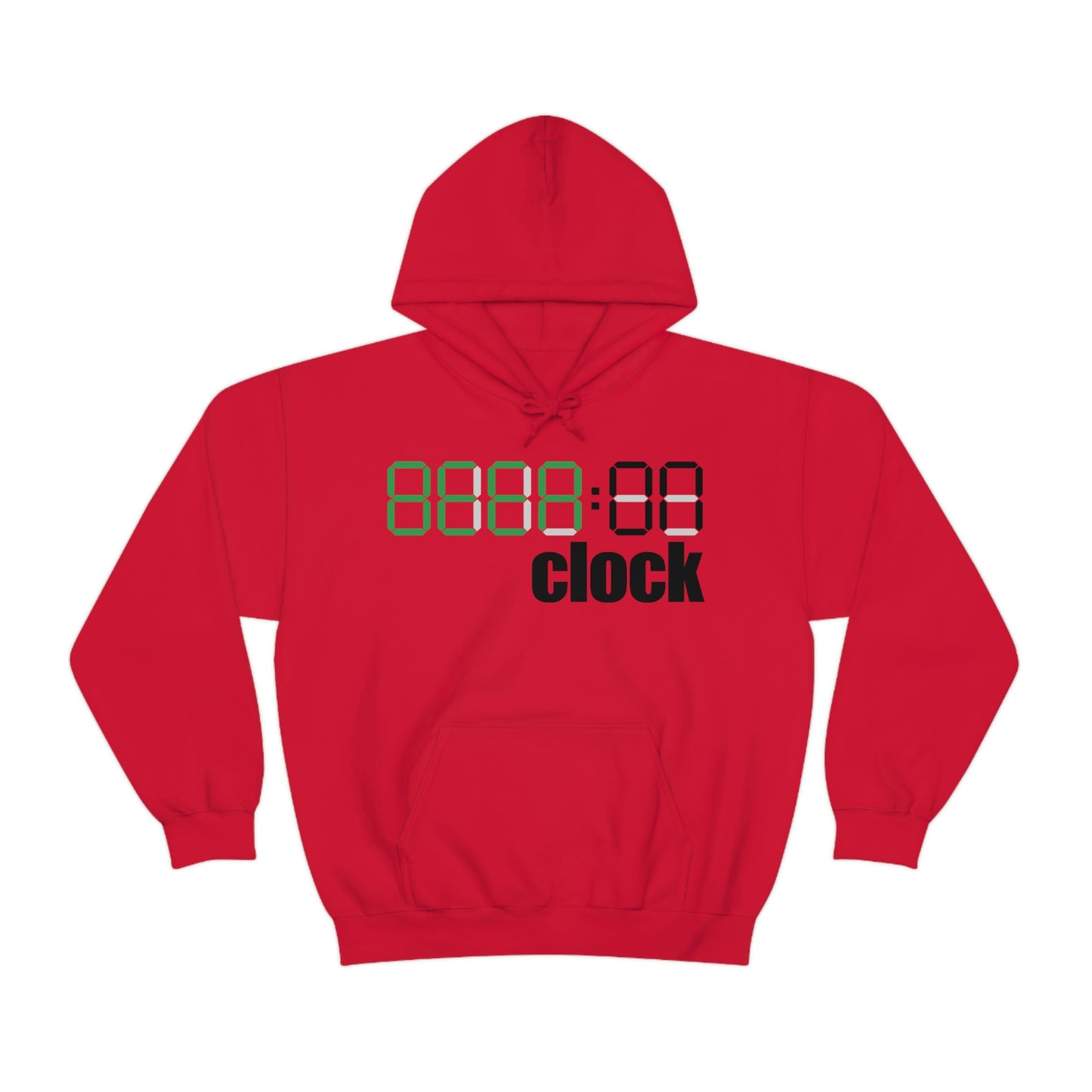 Beer on Clock Unisex Hooded Sweatshirt