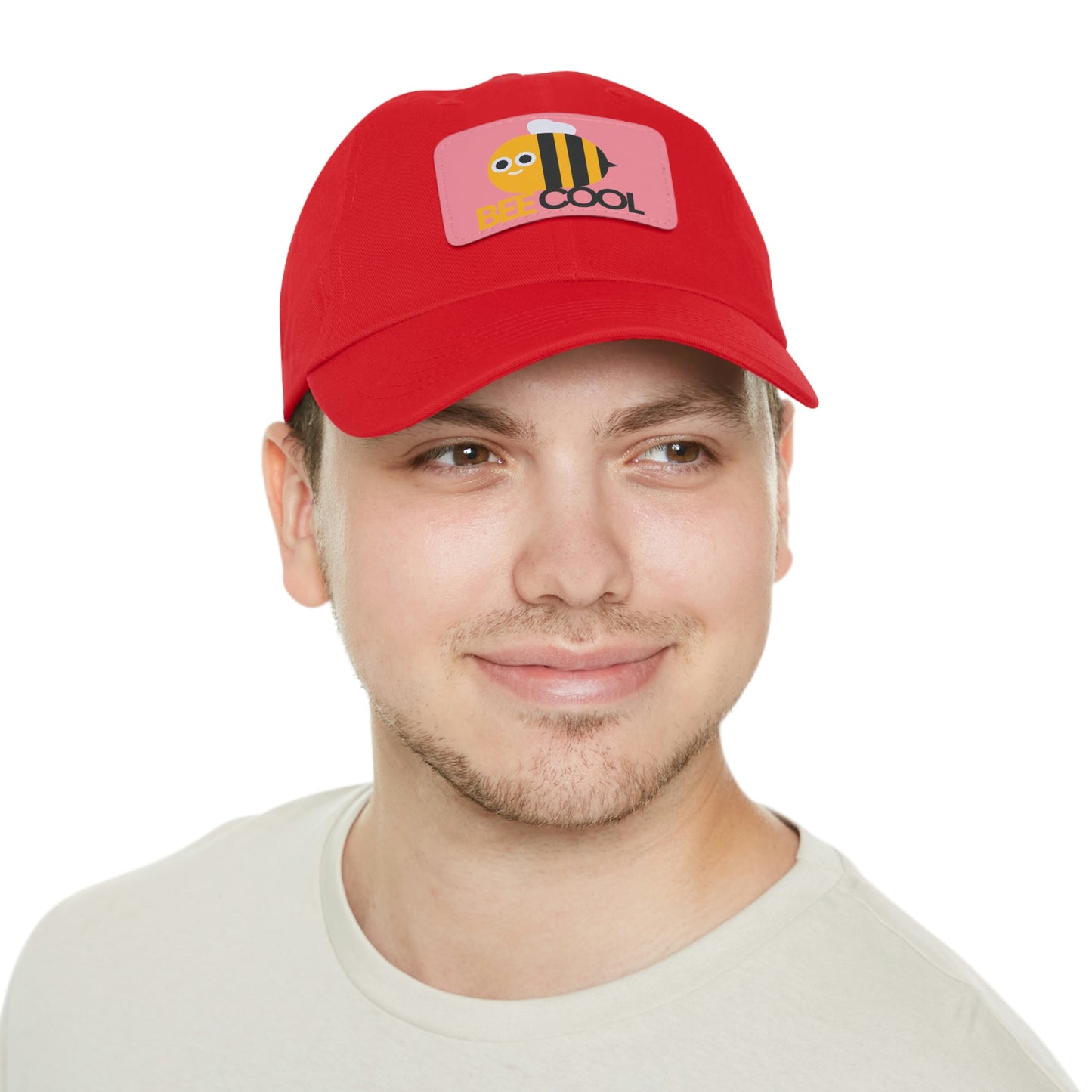 Bee Cool Dad Hat with Leather Patch
