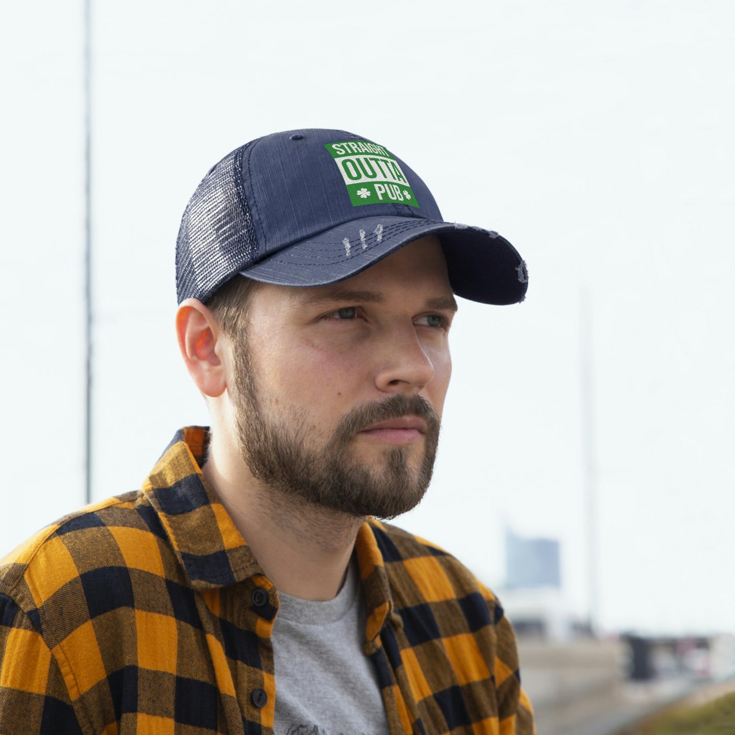Straight Outta Pub Trucker Hat