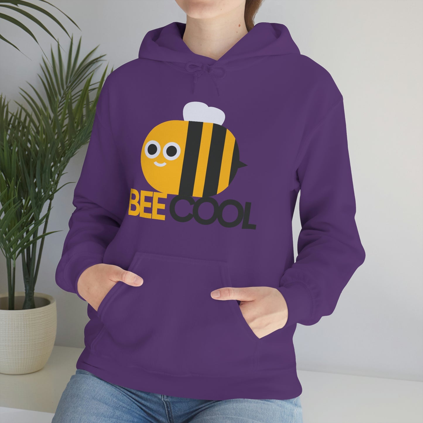 Bee Cool Unisex Hooded Sweatshirt