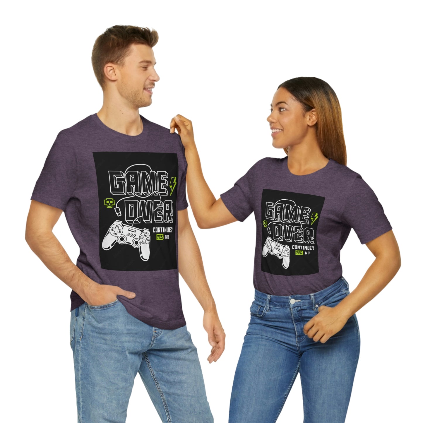 Game Over Unisex Jersey Short Sleeve Tee
