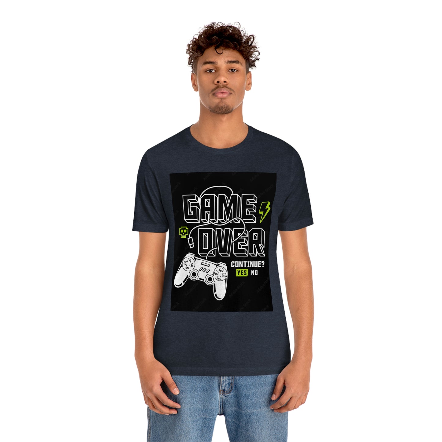 Game Over Unisex Jersey Short Sleeve Tee