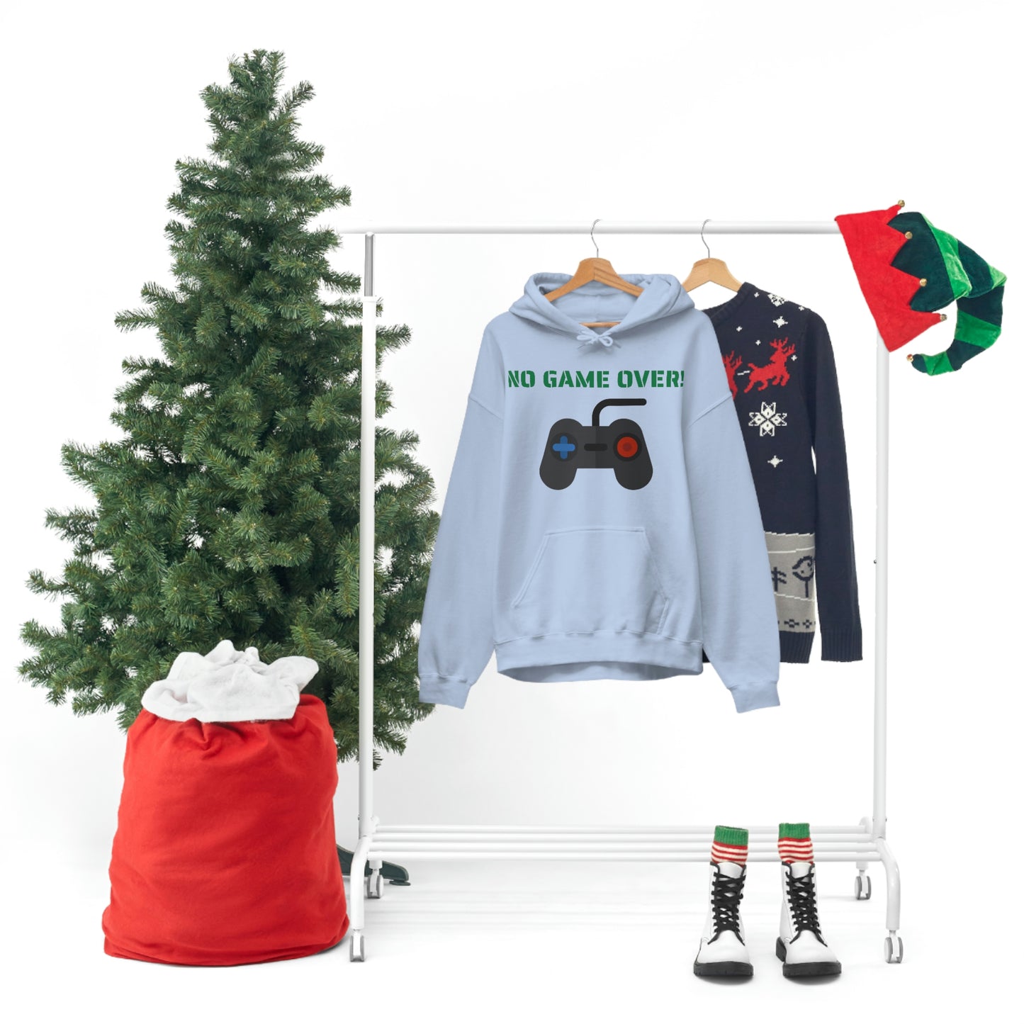No Game Over! Unisex Hooded Sweatshirt