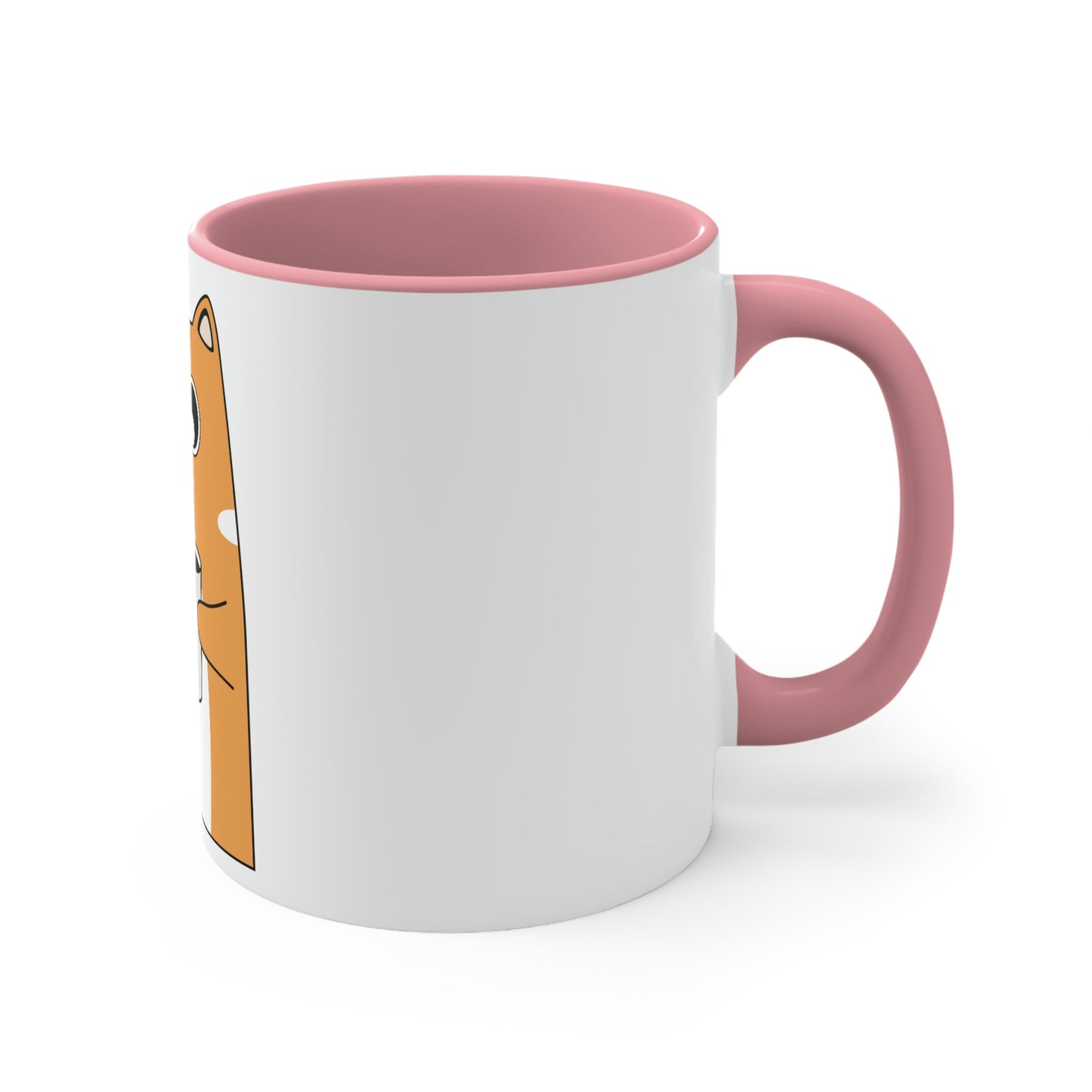 Cat With Coffee Accent Coffee Mug, 11oz