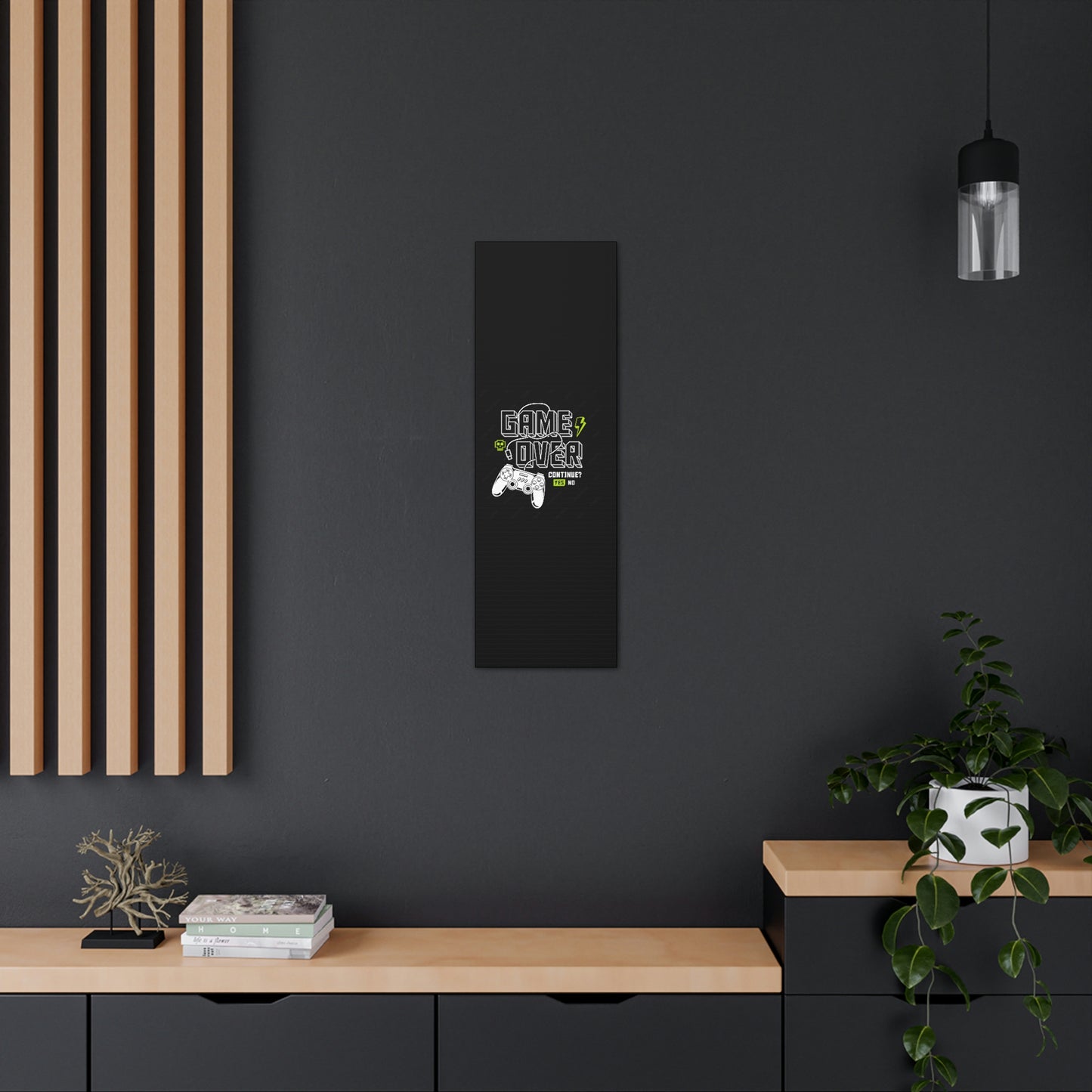 Game Over Canvas Gallery Wraps