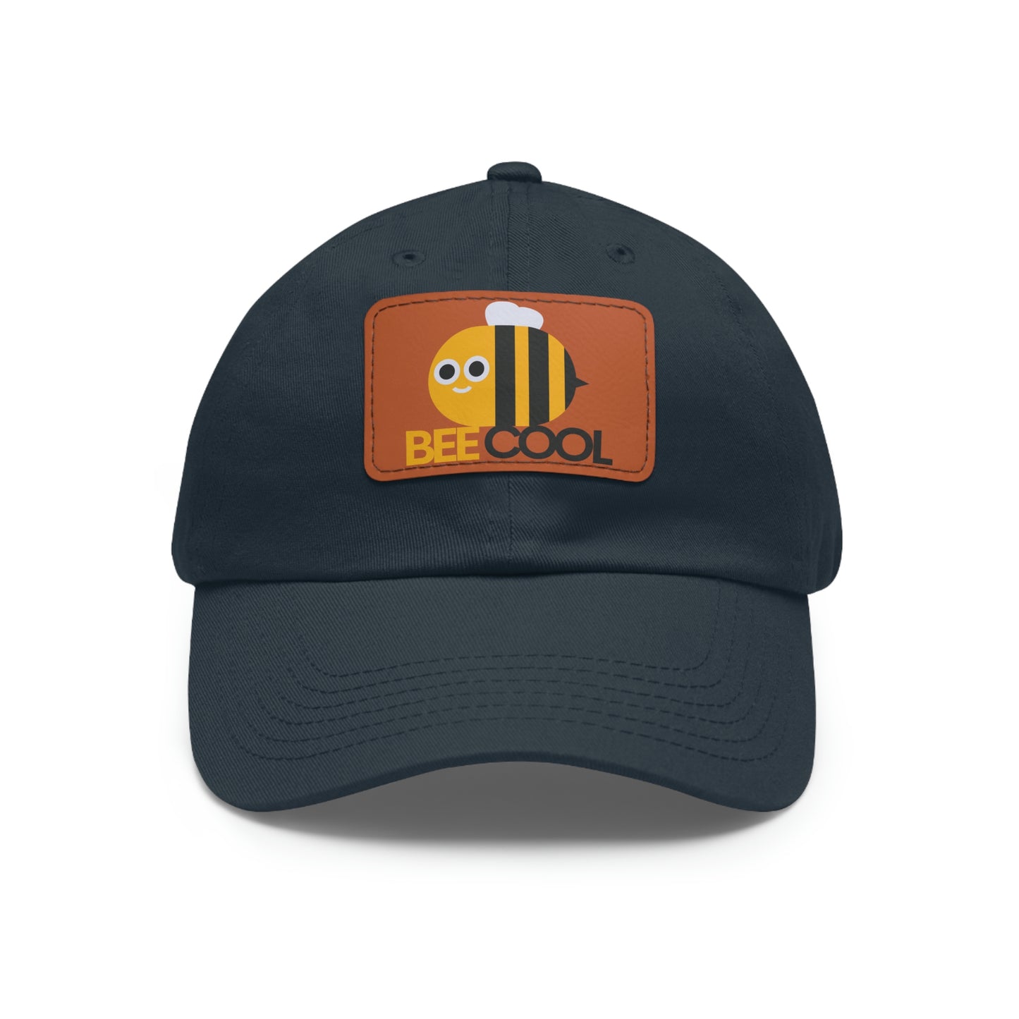 Bee Cool Dad Hat with Leather Patch