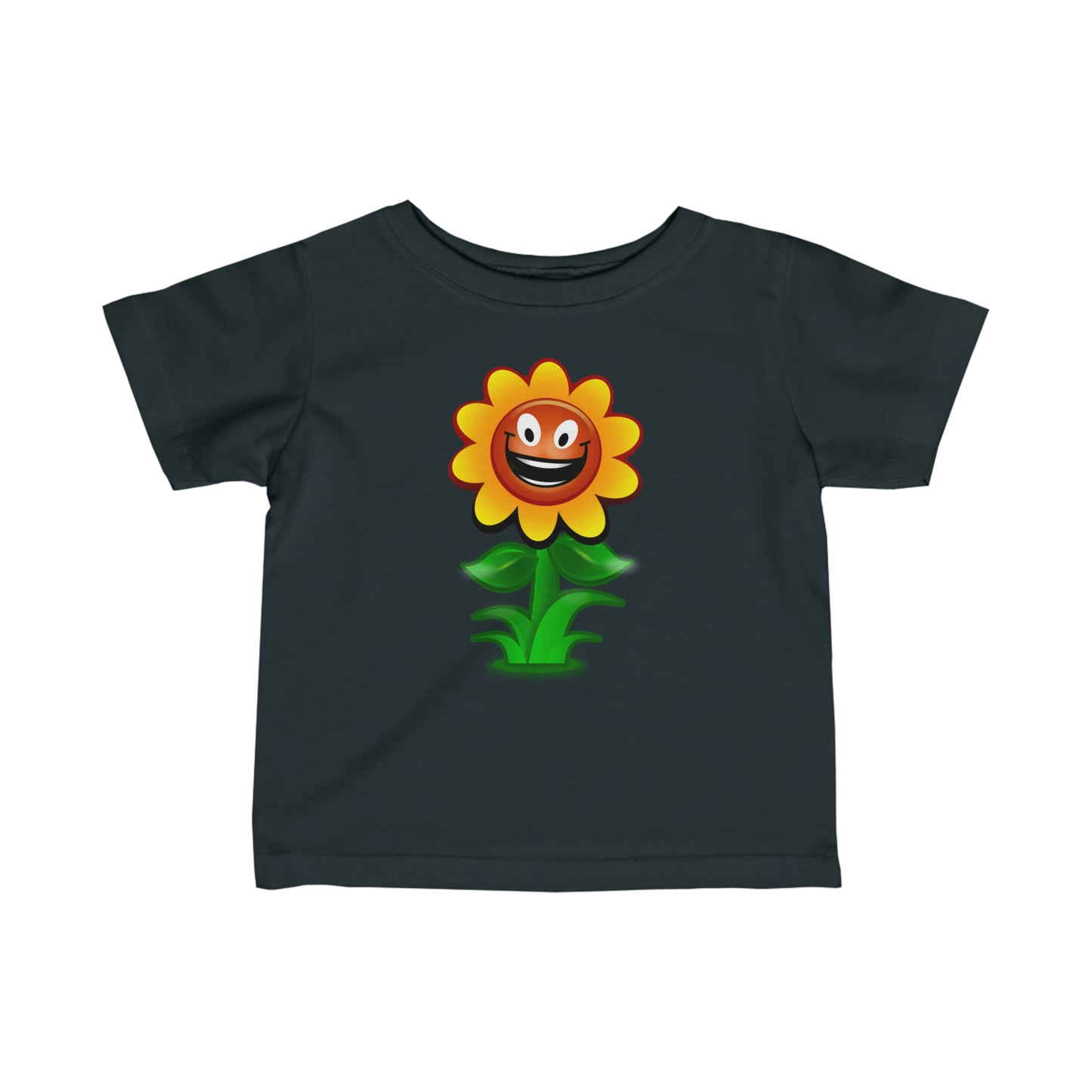 Flower Video Game Style  Infant Fine Jersey Tee