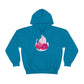 Dice Hearts Unisex Hooded Sweatshirt