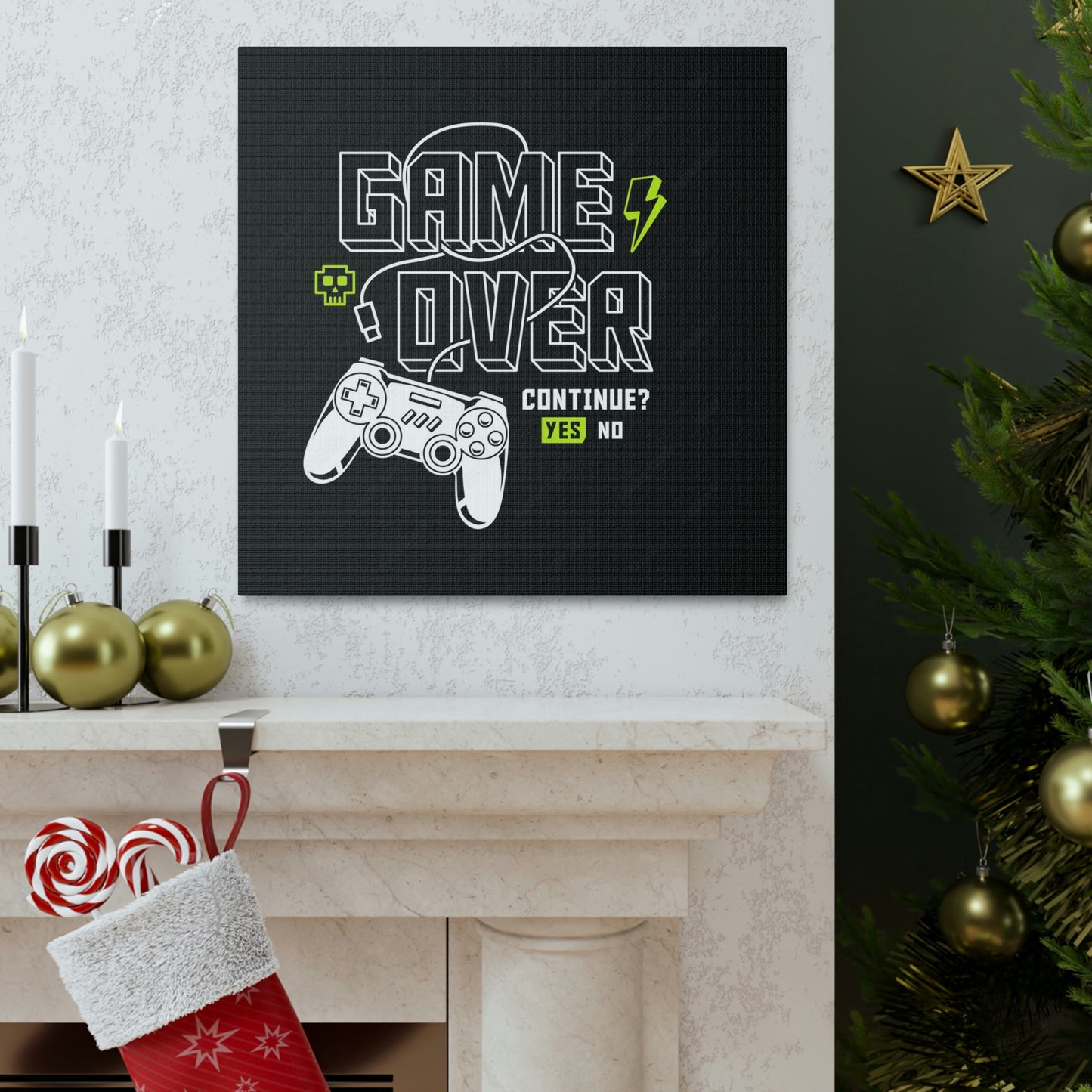 Game Over Canvas Gallery Wraps