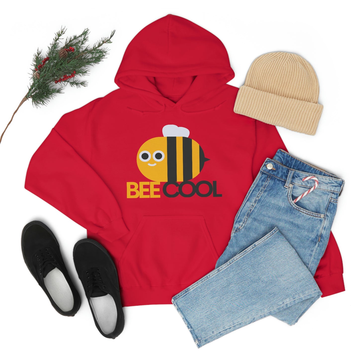 Bee Cool Unisex Hooded Sweatshirt