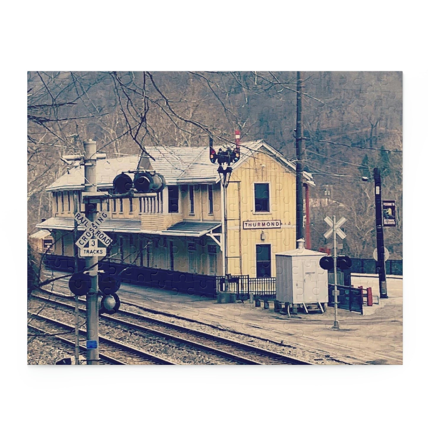 Thurmond, WV Ghost Town Scenic Puzzle (120, 252, 500-Piece)