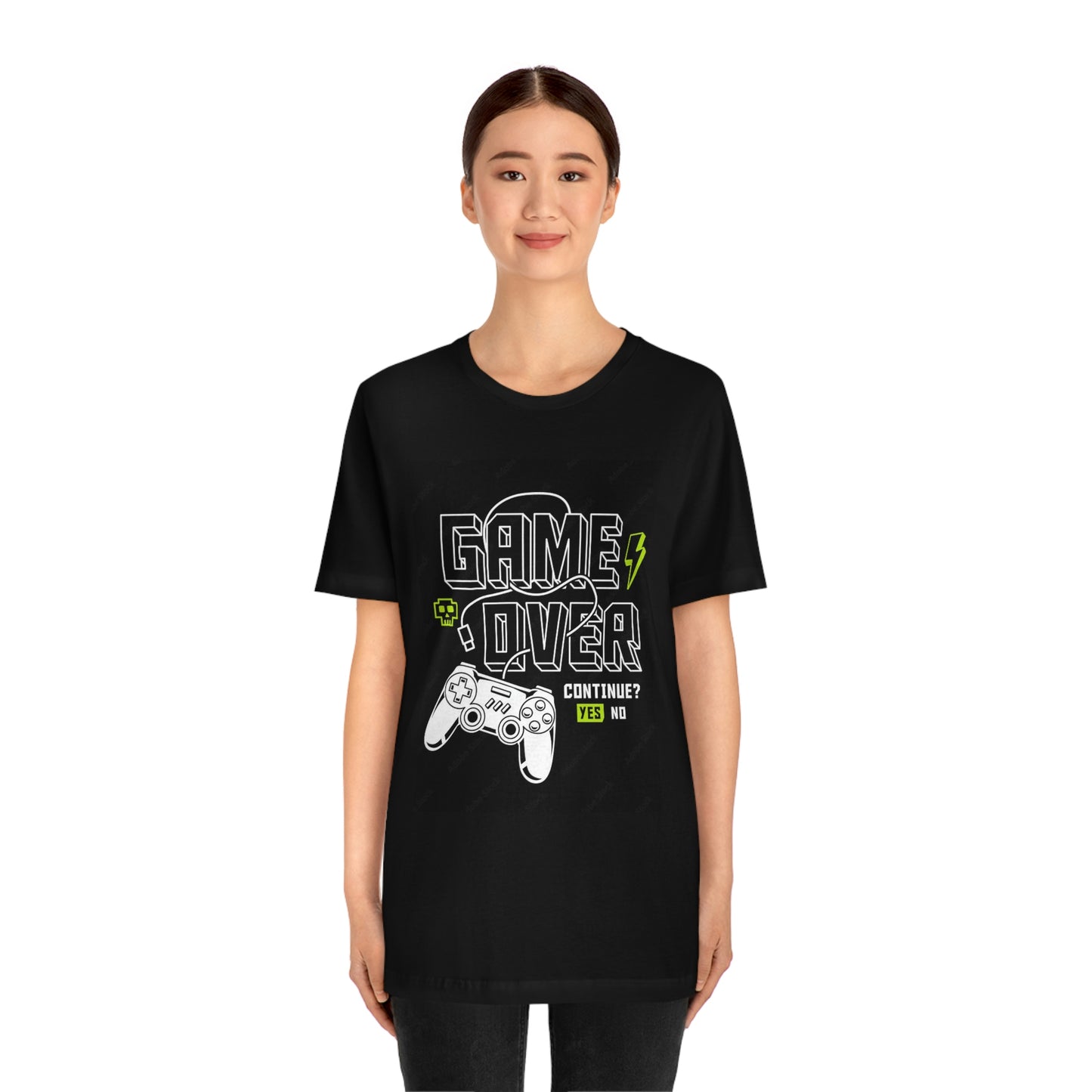 Game Over Unisex Jersey Short Sleeve Tee