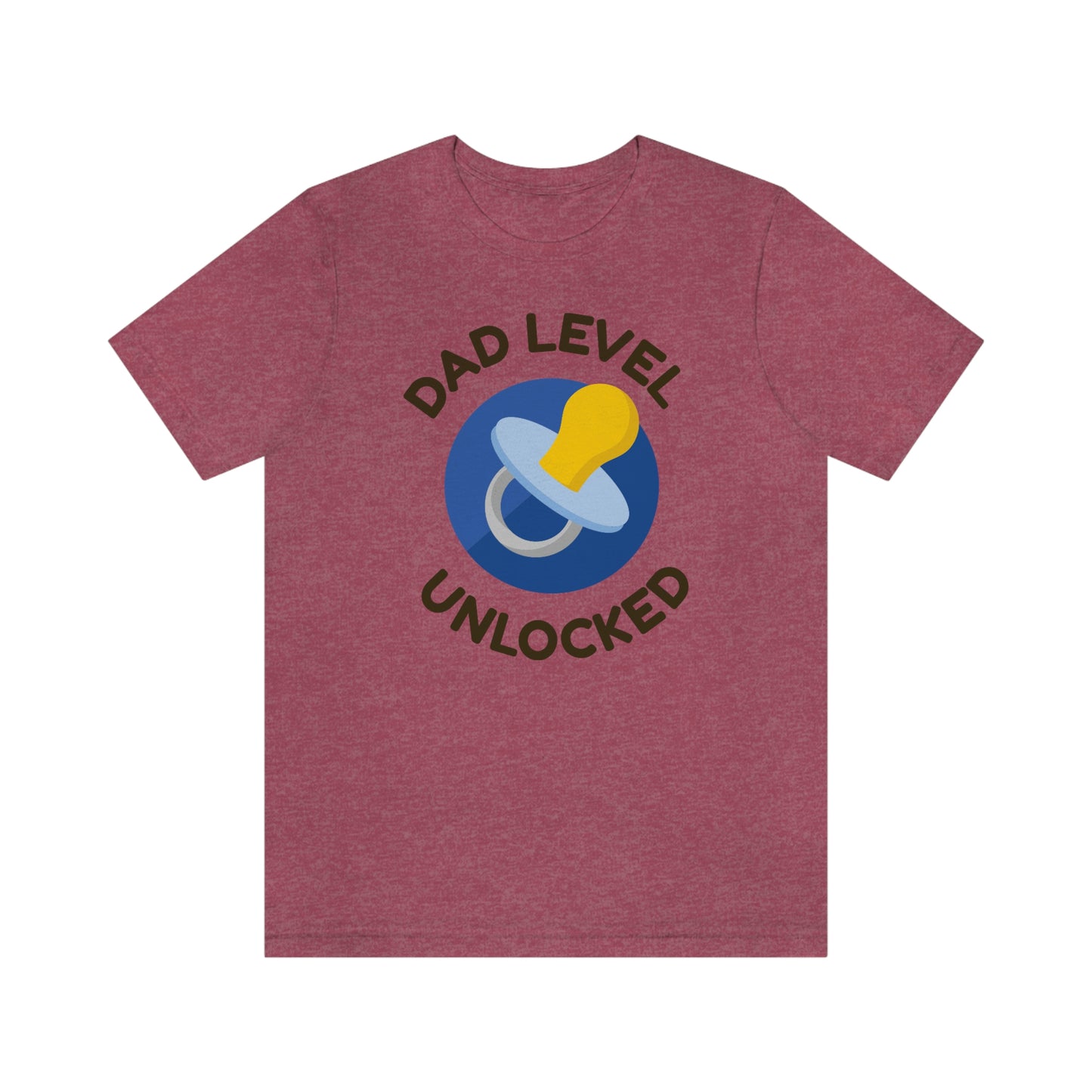 Dad Level Unlocked Unisex Jersey Short Sleeve Tee