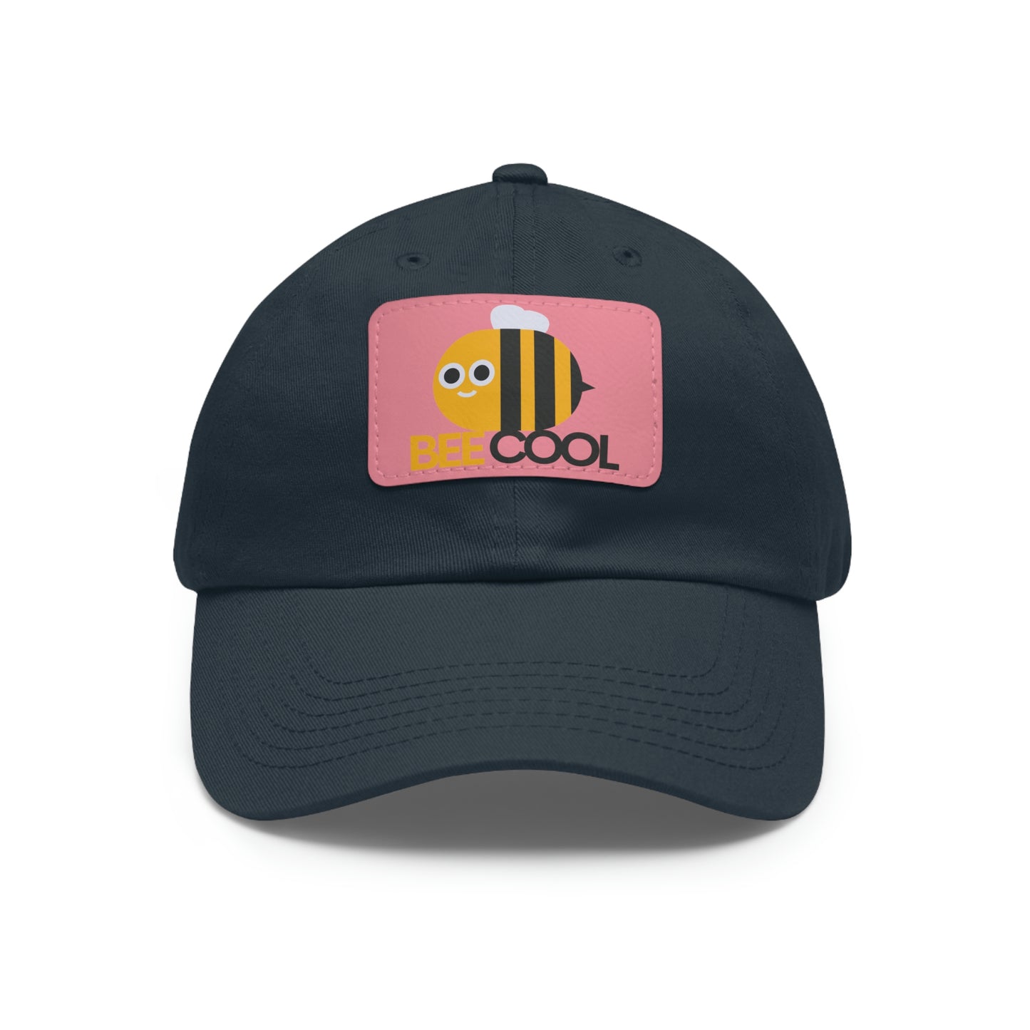 Bee Cool Dad Hat with Leather Patch