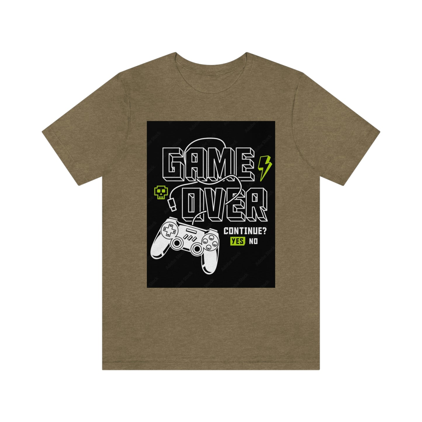 Game Over Unisex Jersey Short Sleeve Tee