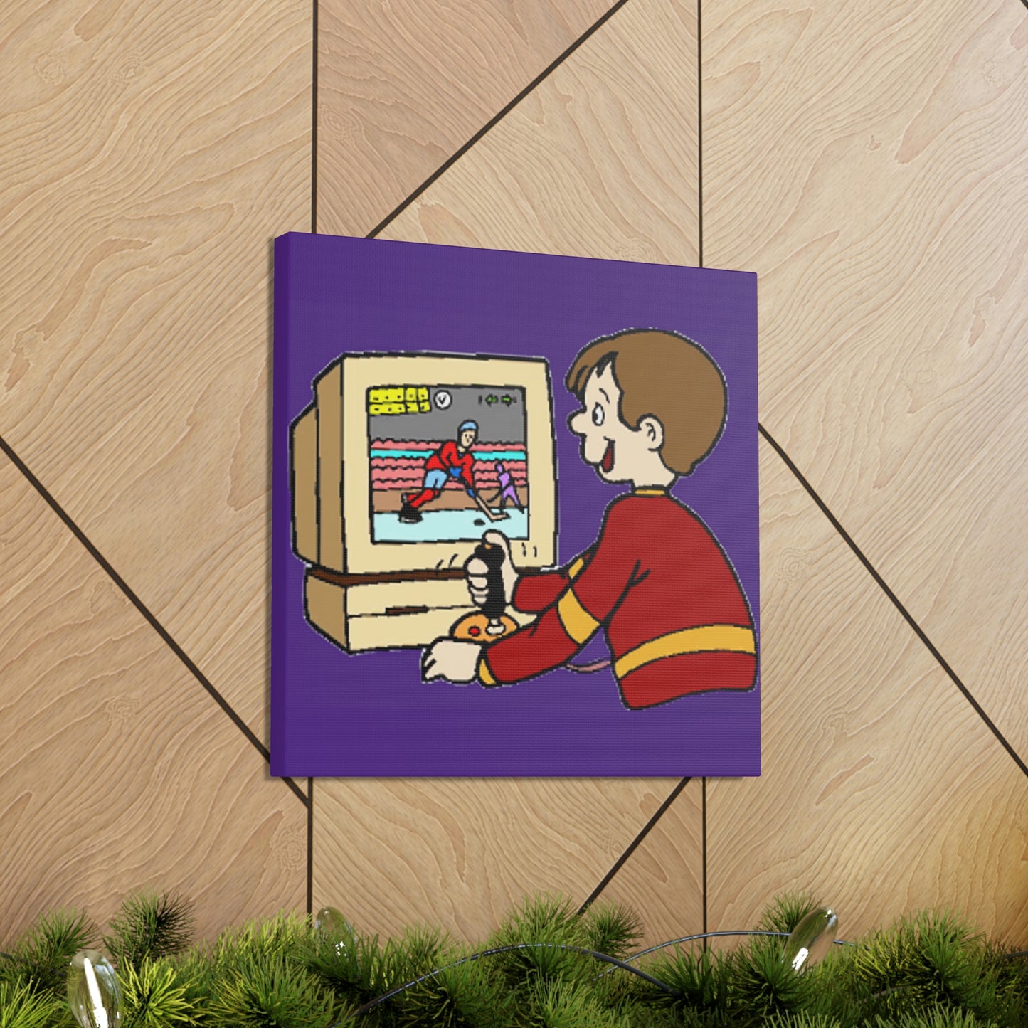 Old School Gamer Canvas Gallery Wraps