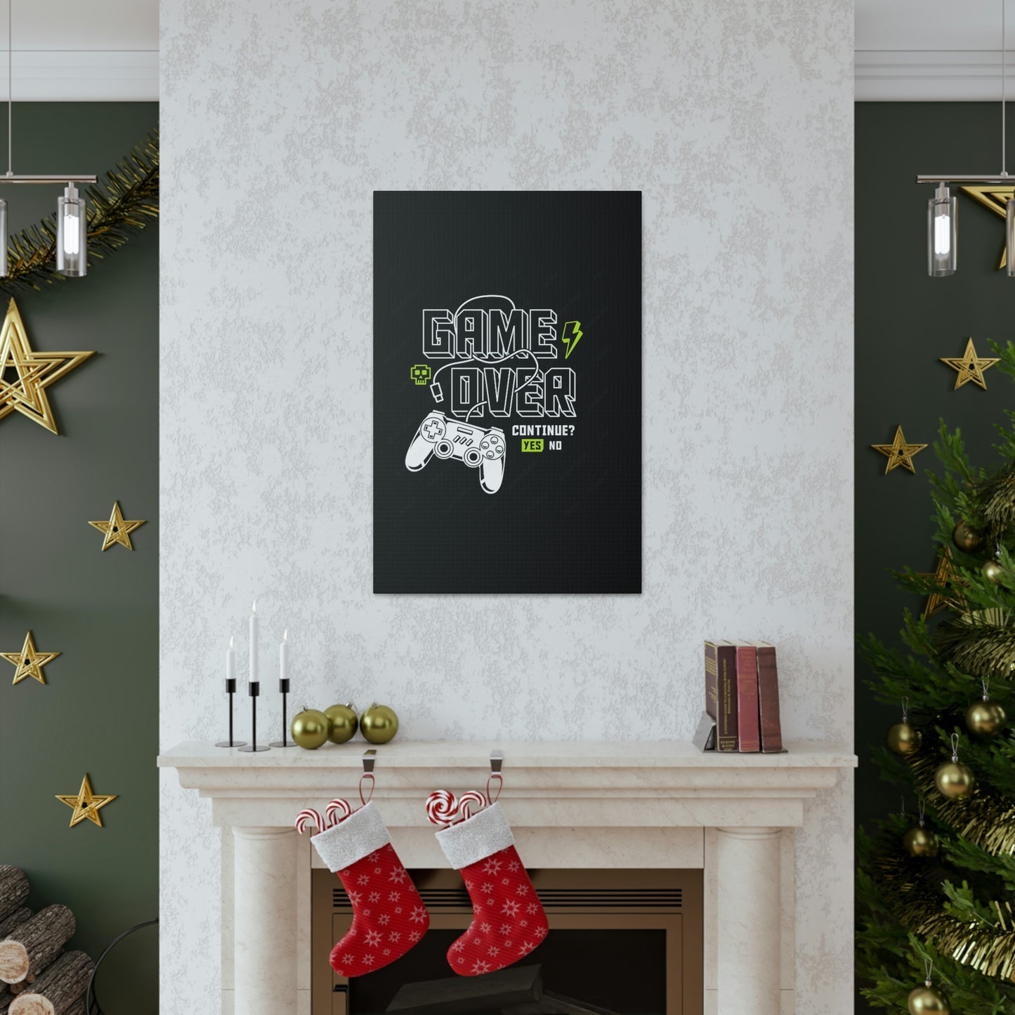 Game Over Canvas Gallery Wraps