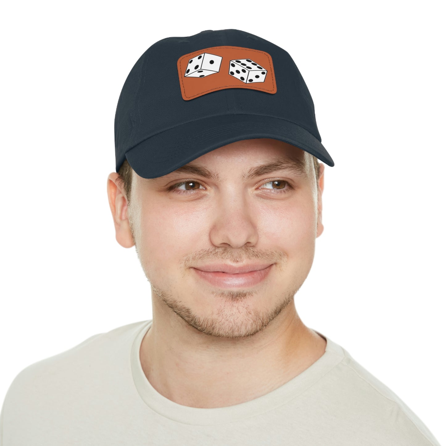 Dice Roll Dad Hat with Leather Patch