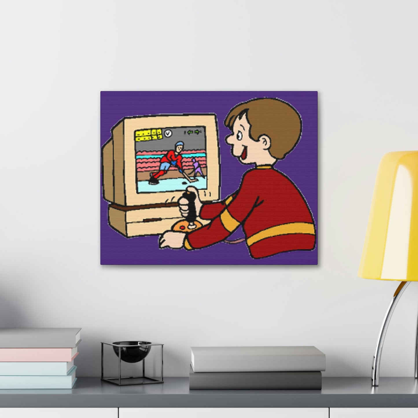 Old School Gamer Canvas Gallery Wraps