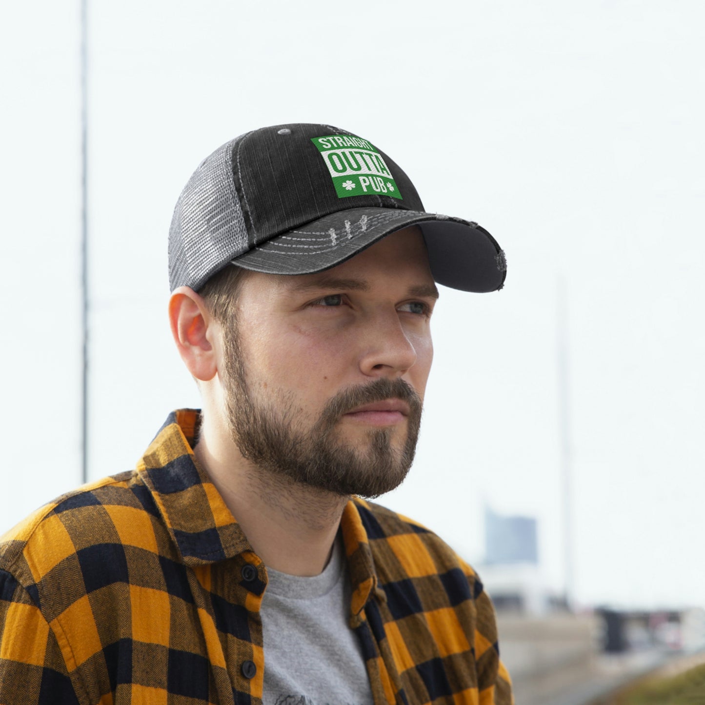 Straight Outta Pub Trucker Hat