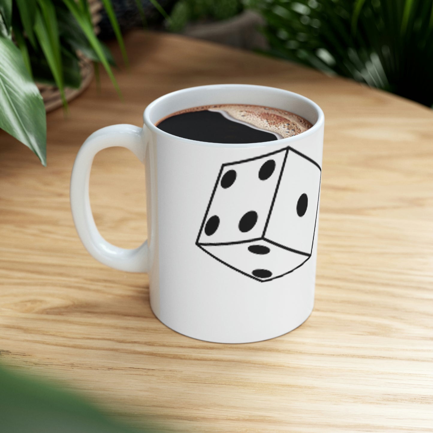 Dice Roll Ceramic Mug 11oz
