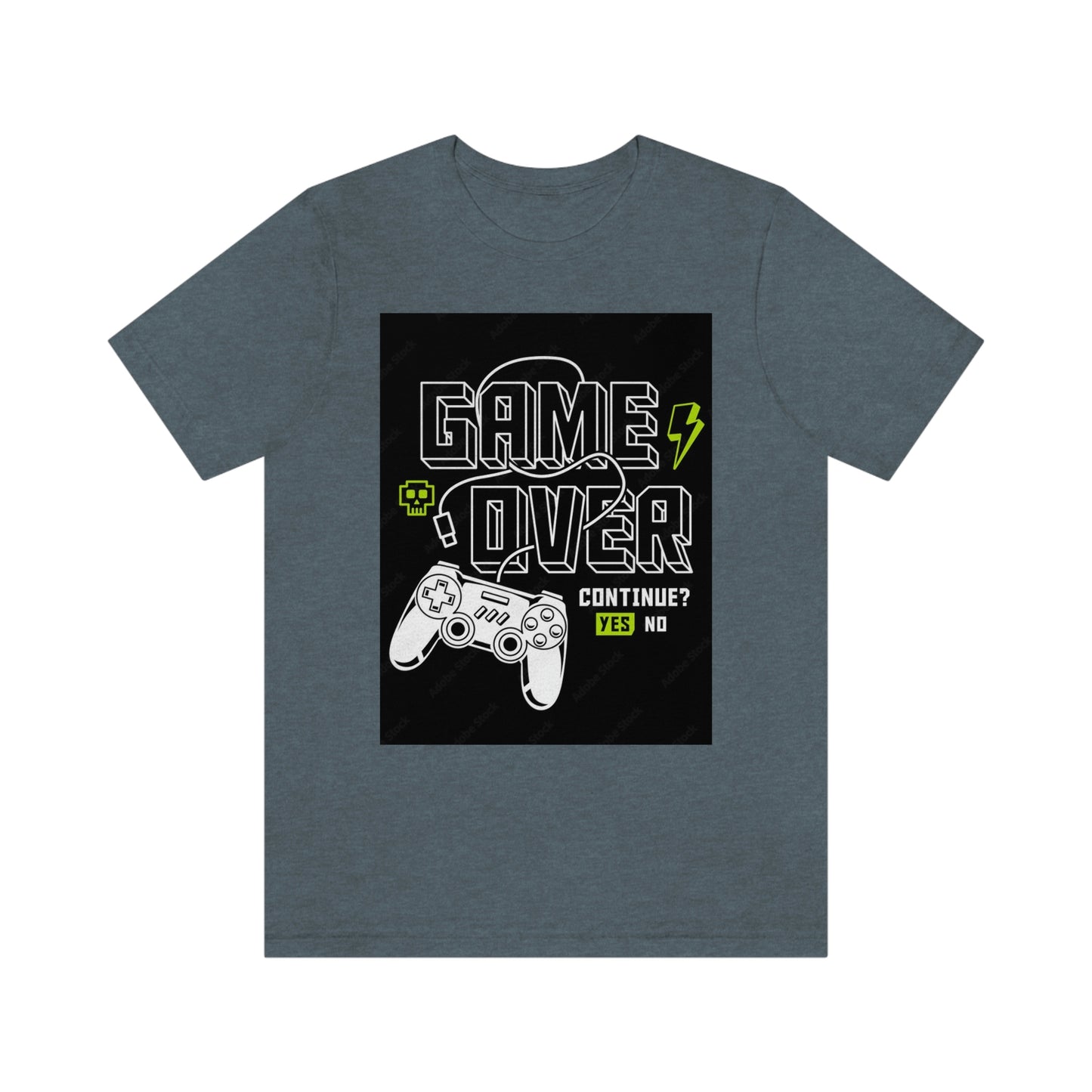 Game Over Unisex Jersey Short Sleeve Tee