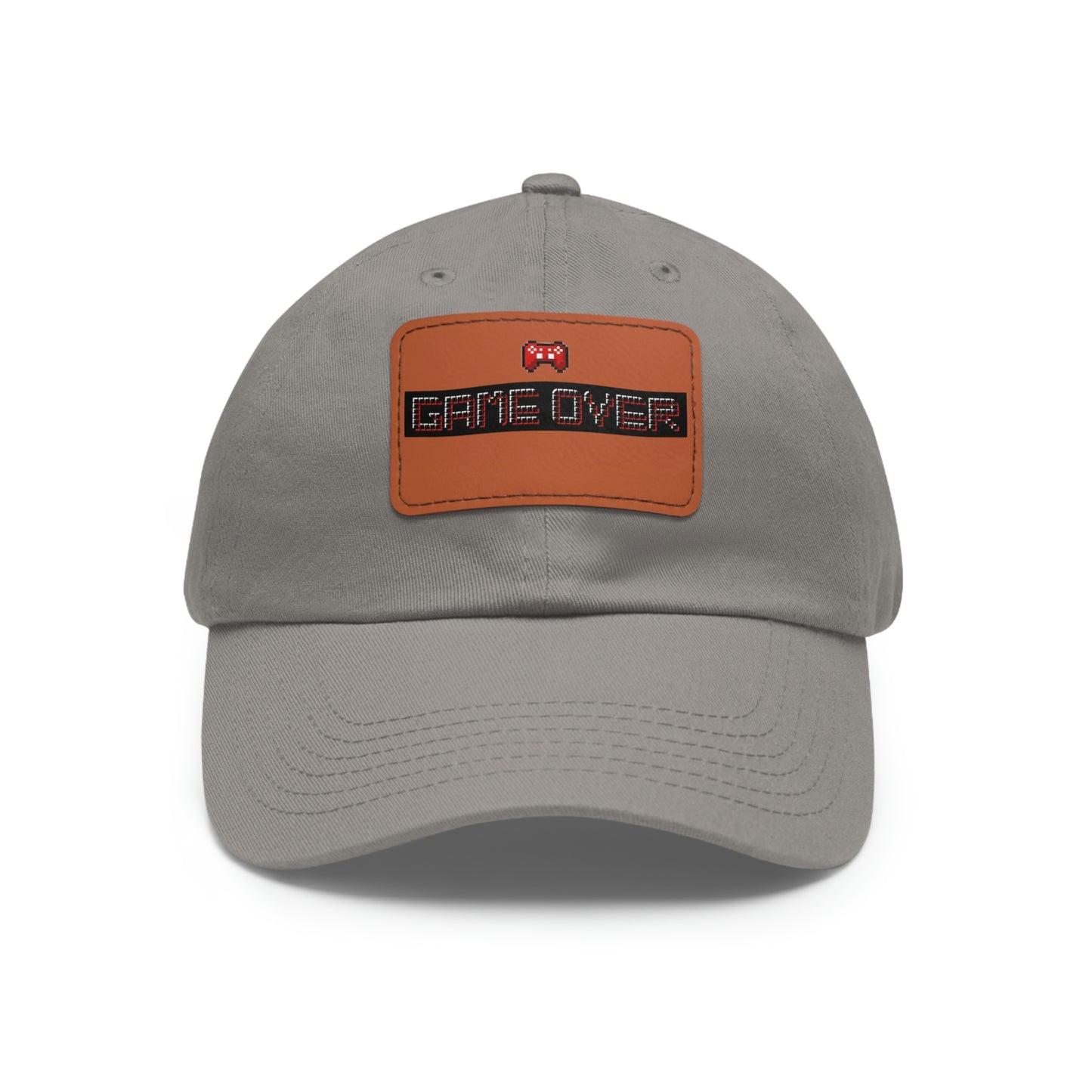Game Over! Dad Hat with Leather Patch