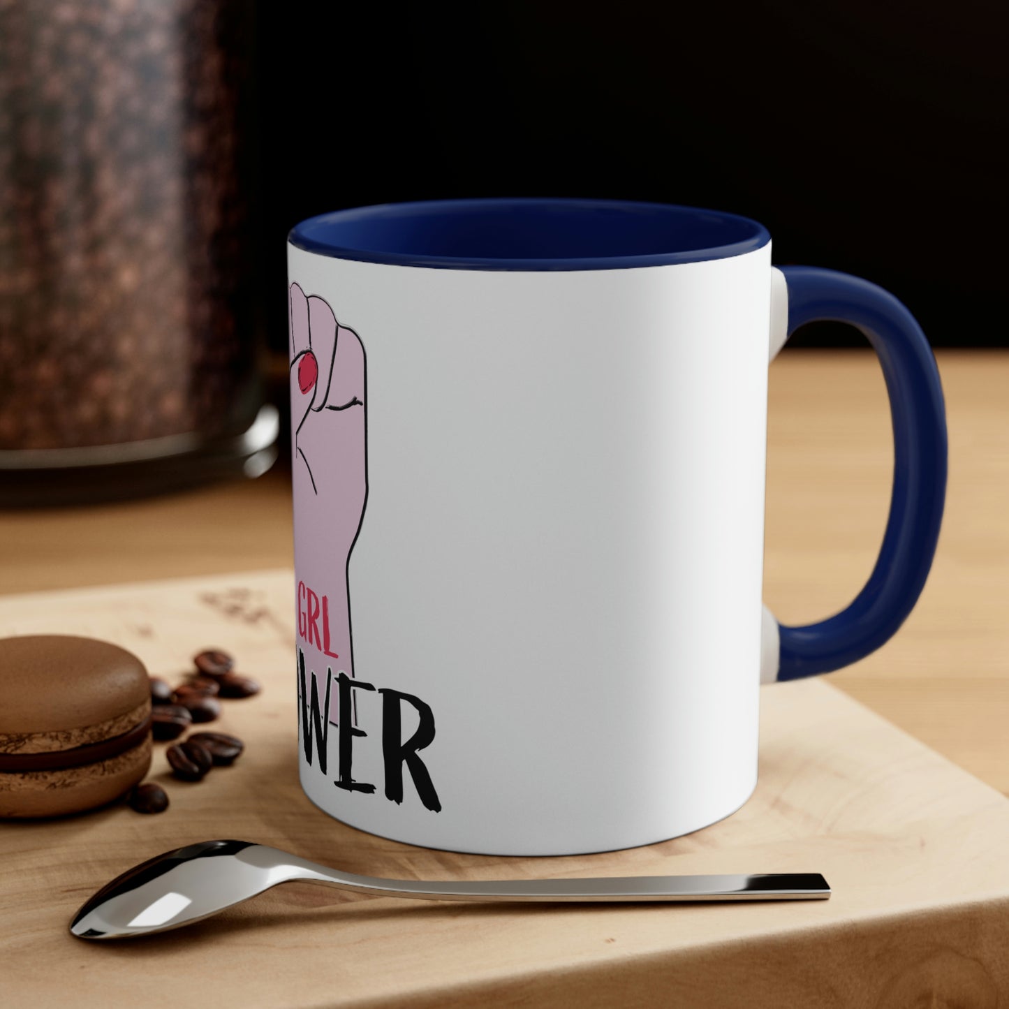 Grl Power Accent Coffee Mug, 11oz