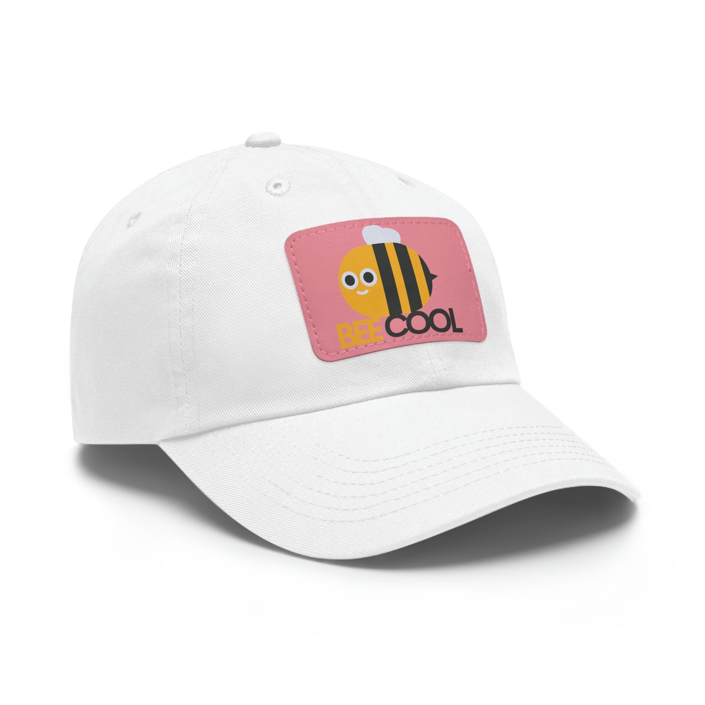 Bee Cool Dad Hat with Leather Patch