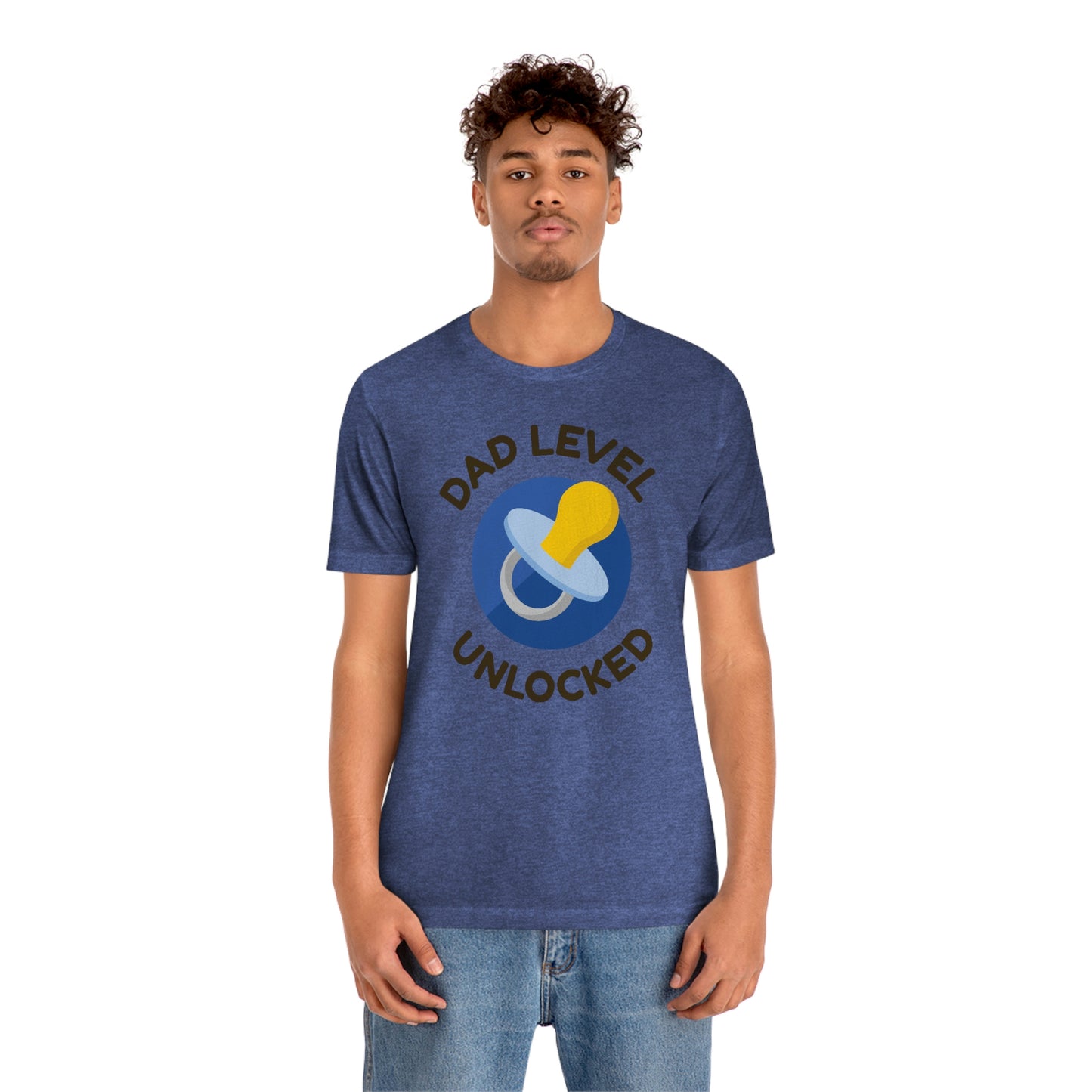 Dad Level Unlocked Unisex Jersey Short Sleeve Tee