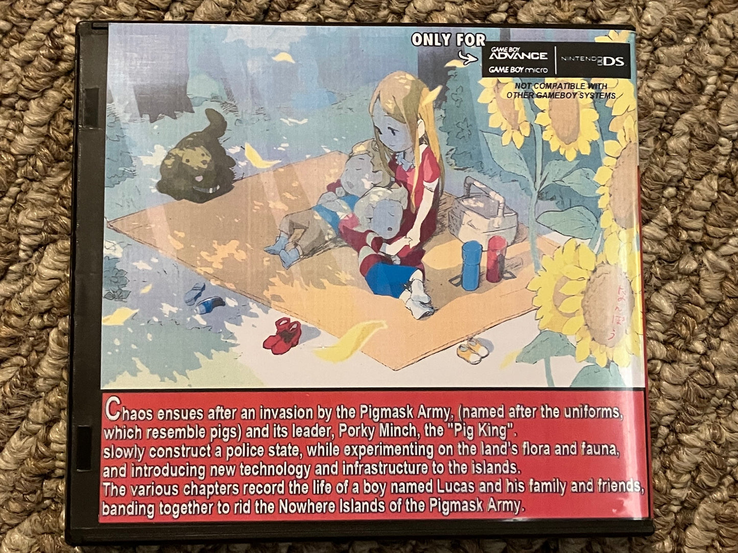 Mother 3 English Translated Nintendo Game Boy Advance Video Game