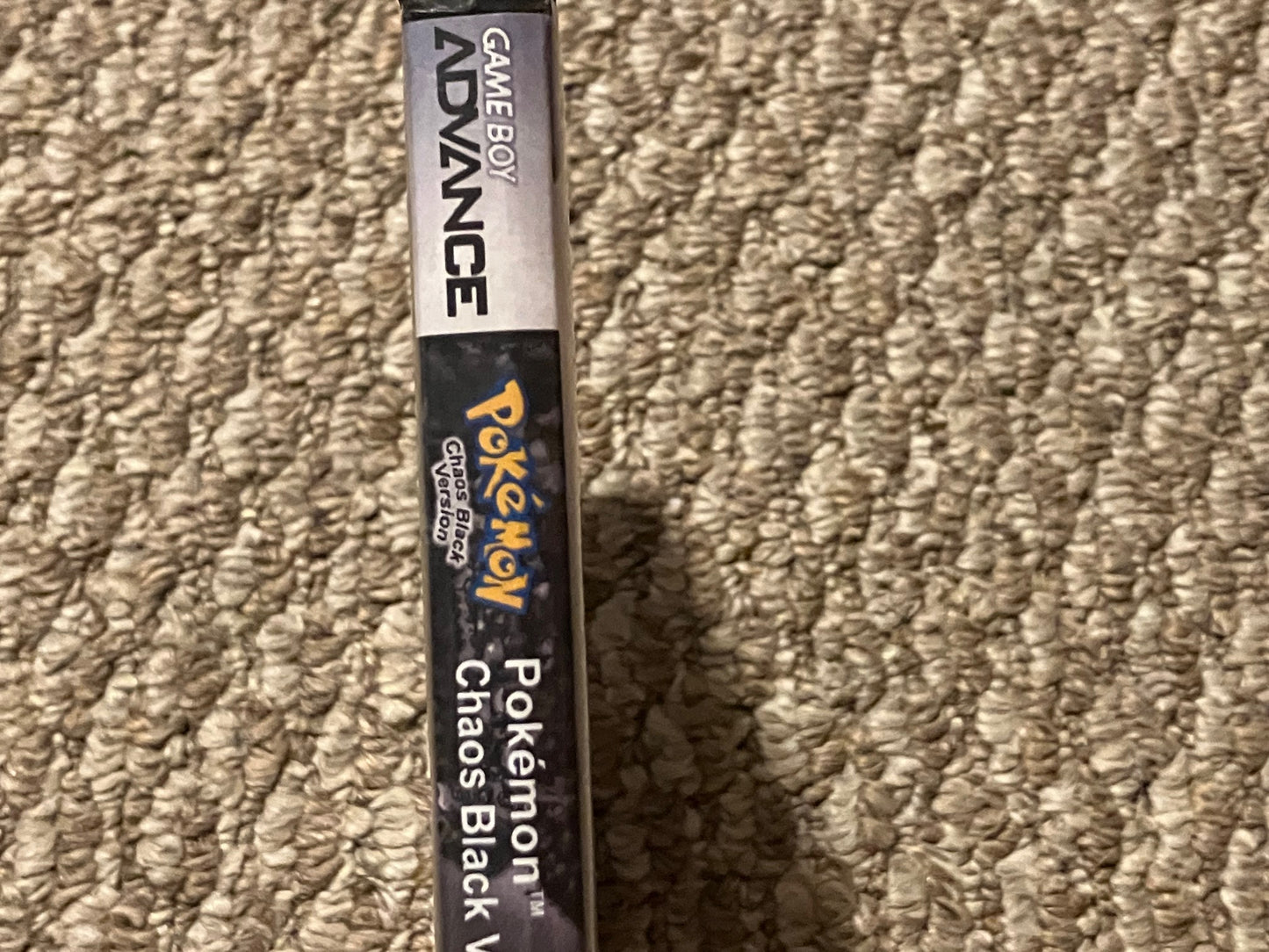 Pokemon Chaos Black Version Nintendo Game Boy Advance Video Game