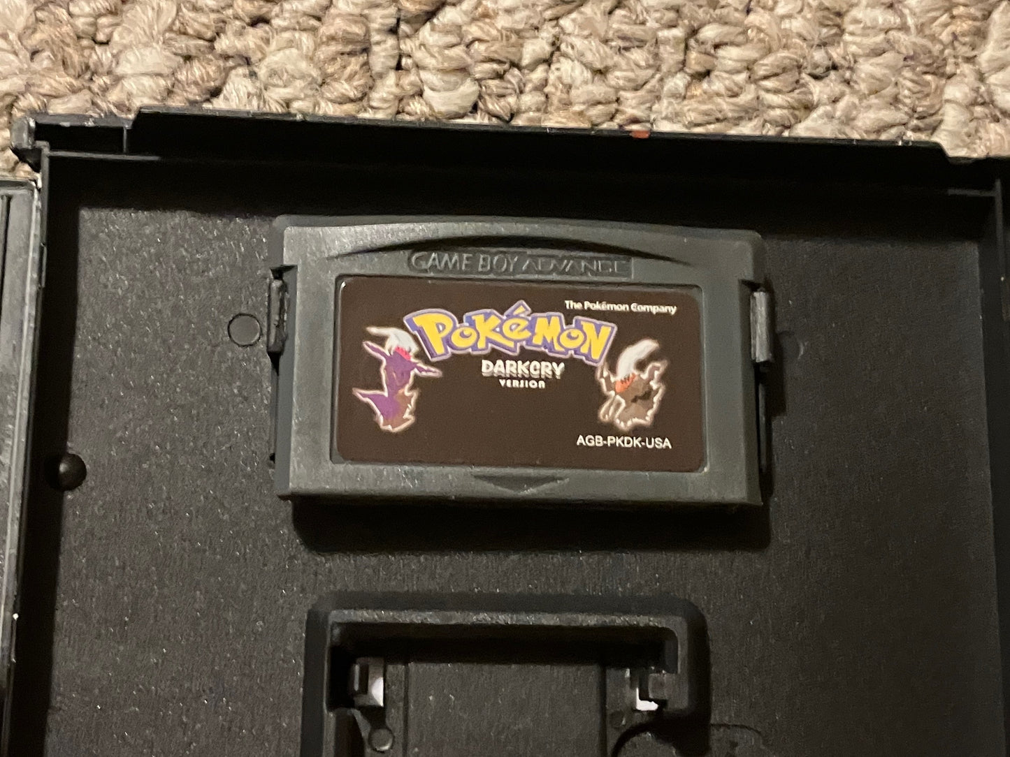 Pokemon Dark Cry Version Nintendo Game Boy Advance Video Game