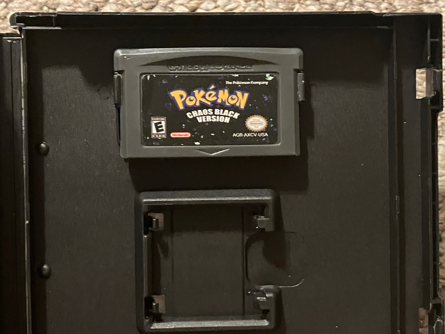 Pokemon Chaos Black Version Nintendo Game Boy Advance Video Game