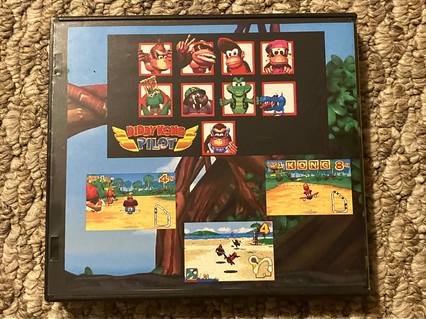 Diddy Kong Pilot Nintendo Game Boy Advance GBA Video Game
