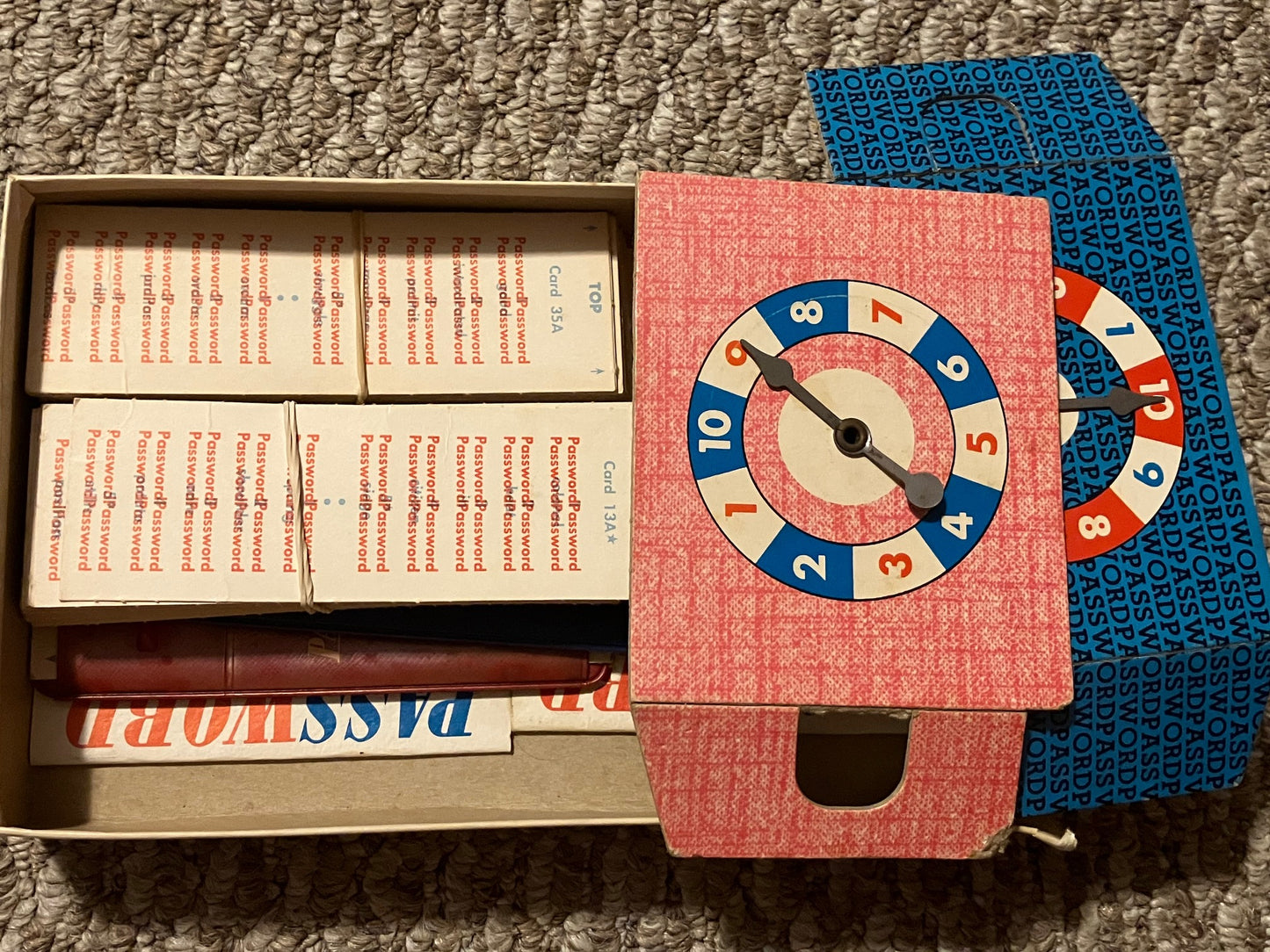 Password Vintage 1964 Board Game