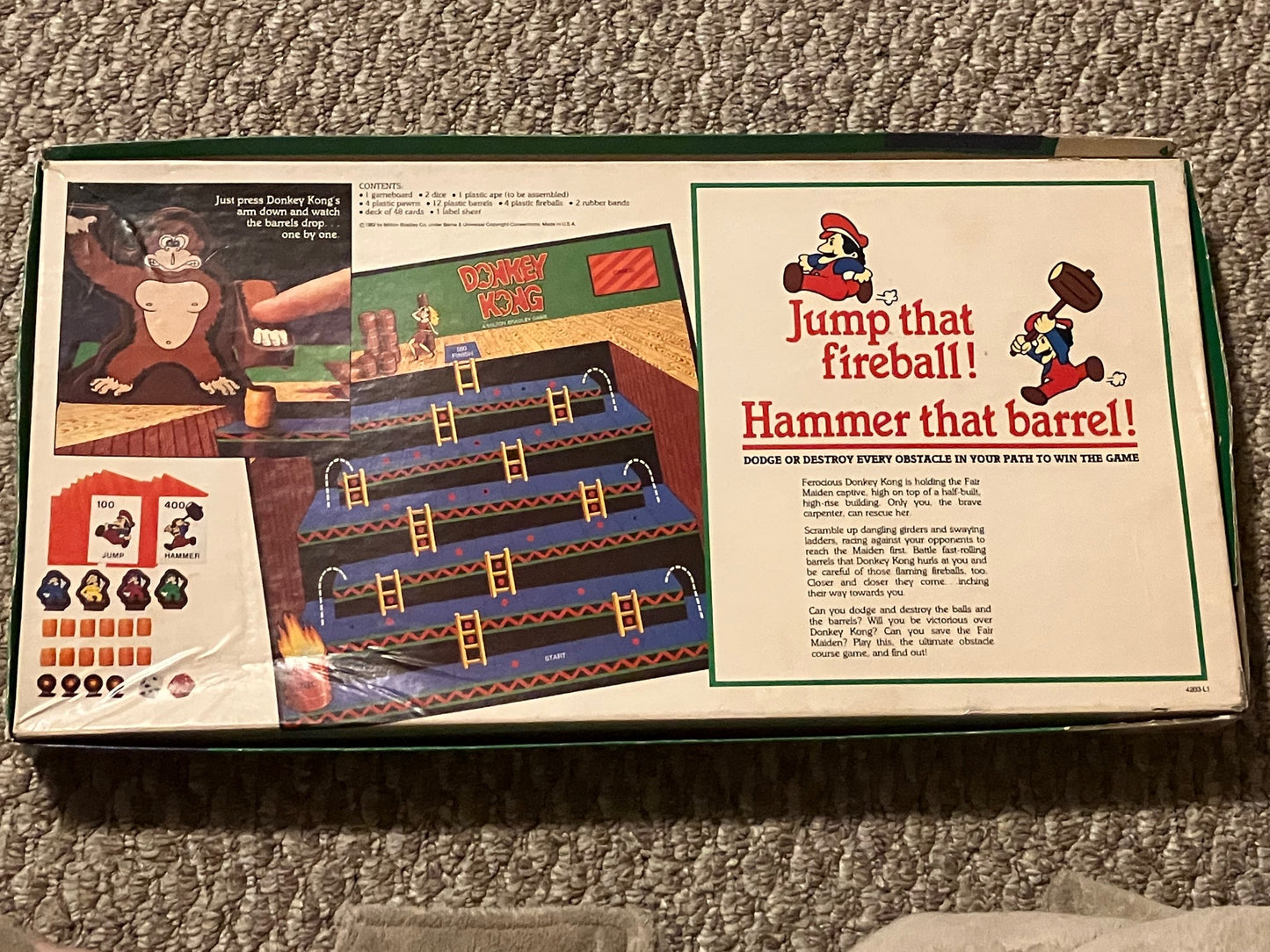 Donkey Kong Vintage 1982 Board Game