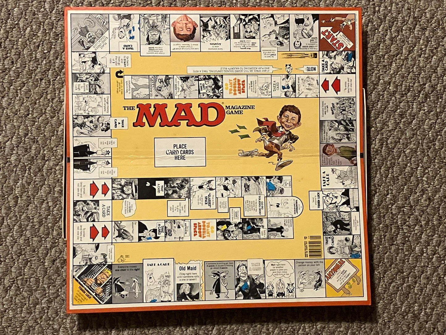 The Mad Magazine Game Vintage 1979 Board Game