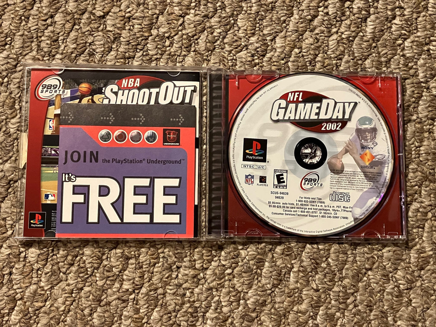 NFL Gameday 2002 Sony PlayStation Video Game